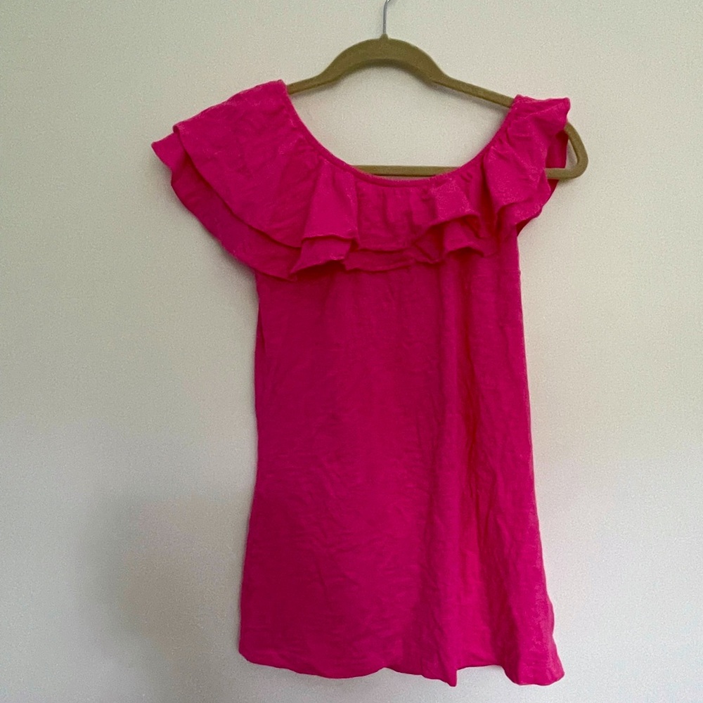 Lilly Pulitzer Hot Pink Tank stop- M